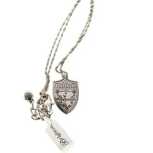 Brighton LOVE Reversible Pendant Necklace NEW